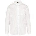 Camisa no-plancha manga larga White S