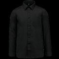 Camisa de polialgodón hombre Black 5XL