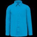 Camisa de polialgodón hombre Bright Turquoise 5XL