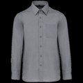 Camisa de polialgodón hombre Marl Storm Grey S