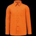 Camisa de polialgodón hombre Naranja 3XL