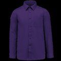 Camisa de polialgodón hombre Purple XS