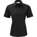 Camisa de polialgodón mujer Negro XL