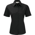 Camisa de polialgodón mujer Negro XS