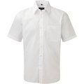 Camisa Popelina manga corta hombre White 3XL