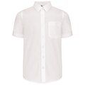 Camisa popelina manga corta infantil Blanco 8/10 ans