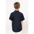 Camisa popelina manga corta infantil