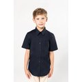 Camisa popelina manga corta infantil