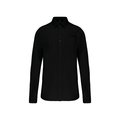 Camisa popelina manga larga hombre Black 4XL