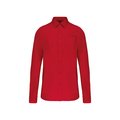 Camisa popelina manga larga hombre Classic Red XL