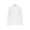 Camisa popelina manga larga hombre White L