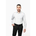 Camisa popelina manga larga hombre