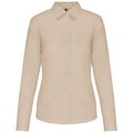 Camisa popelina polialgodón mujer Beige 4XL