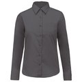 Camisa popelina polialgodón mujer Gris XS