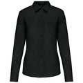 Camisa popelina polialgodón mujer Negro S