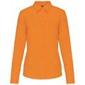 Camisa popelina polialgodón mujer Orange 4XL