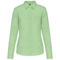 Camisa popelina polialgodón mujer Pistachio Green S