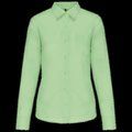 Camisa popelina polialgodón mujer Pistachio Green XXL