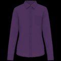 Camisa popelina polialgodón mujer Purple XS