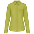 Camisa popelina polialgodón mujer Verde XS