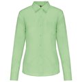 Camisa popelina polialgodón mujer Verde XXL