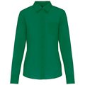 Camisa popelina polialgodón mujer Verde XXL