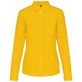 Camisa popelina polialgodón mujer Yellow S