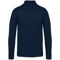 Camisa punto jersey algodón Navy Blue M