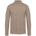 Camisa punto jersey algodón Wet Sand XL