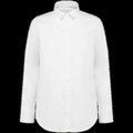 Camisa sarga manga larga chica White L