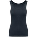 Camiseta 100% algodón de tirantes mujer Azul XS