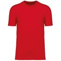 Camiseta ajustada 100% algodón Rojo XL