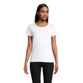 Camiseta Ajustada Algodón Mujer Blanco XXL