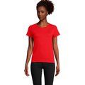 Camiseta Ajustada Algodón Mujer Rojo XXL