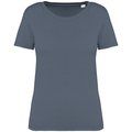 Camiseta ajustada algodón orgánico mujer Washed Mineral Grey L