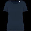 Camiseta ajustada algodón orgánico mujer Washed Navy Blue L