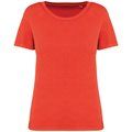 Camiseta ajustada algodón orgánico mujer Washed Paprika XL