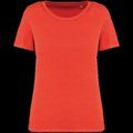 Camiseta ajustada algodón orgánico mujer Washed Paprika XS