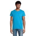 Camiseta ajustada de cuello redondo para hombre Aqua M