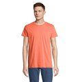 Camiseta ajustada de cuello redondo para hombre Pop Orange XS