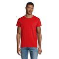 Camiseta ajustada de cuello redondo para hombre Rojo 3XL