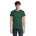 Camiseta ajustada de cuello redondo para hombre Verde Botella Oscuro L