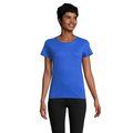 Camiseta Ajustada Mujer Algodón Orgánico Azul Royal S