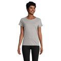 Camiseta Ajustada Mujer Algodón Orgánico Gris XXL