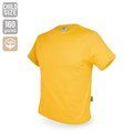 Camiseta Algodón 160g Tallas Niños y Adultos Amarillo 2-3