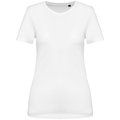 Camiseta de algodón de calidad para mujer White L