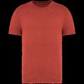 Camiseta algodón corte ajustado Rojo XS