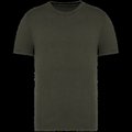 Camiseta algodón corte ajustado Verde XS