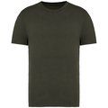 Camiseta algodón corte ajustado Washed Organic Khaki XXS