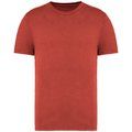 Camiseta algodón corte ajustado Washed Paprika XXS